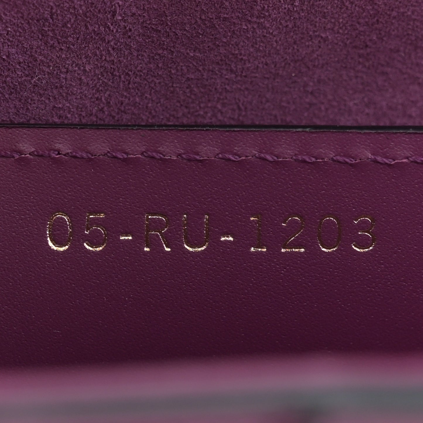 Calfskin Saddle Bag Purple