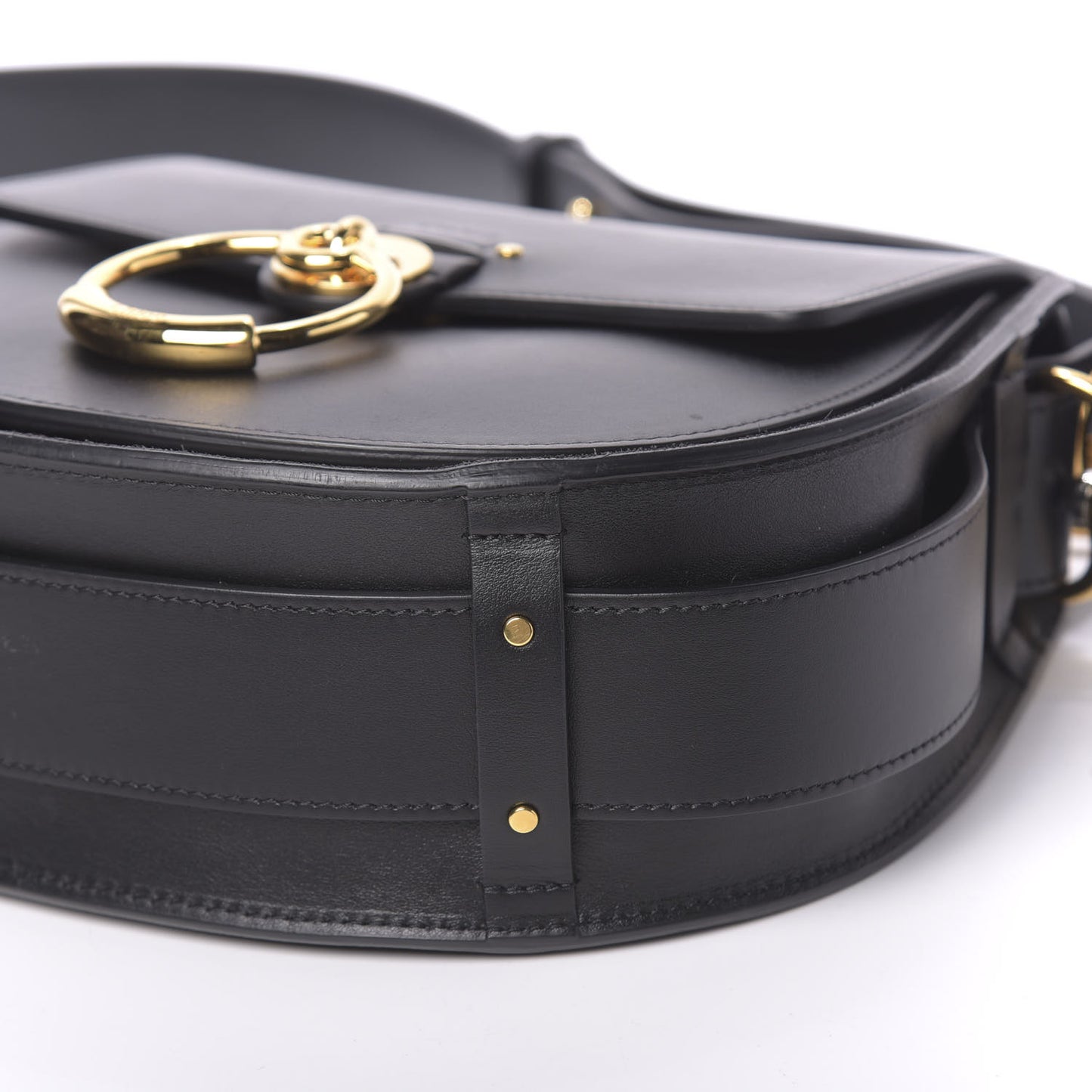Calfskin Large Tess Bag Black