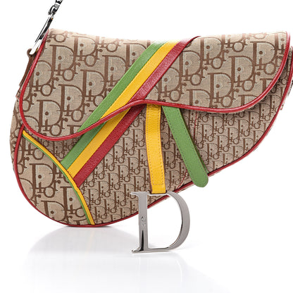 Christian Dior Monogram Rasta Saddle Bag Beige 7 of 10