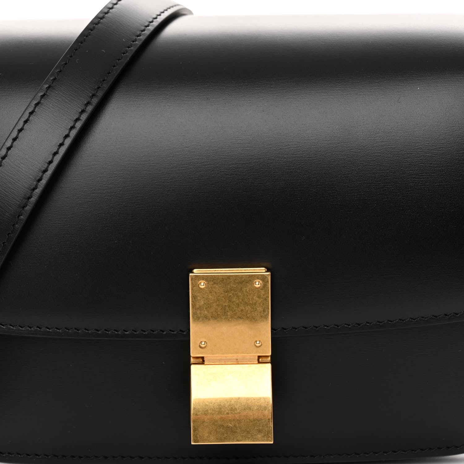 Celine Box Calfskin Small Classic Box Flap Bag Black 7 of 9