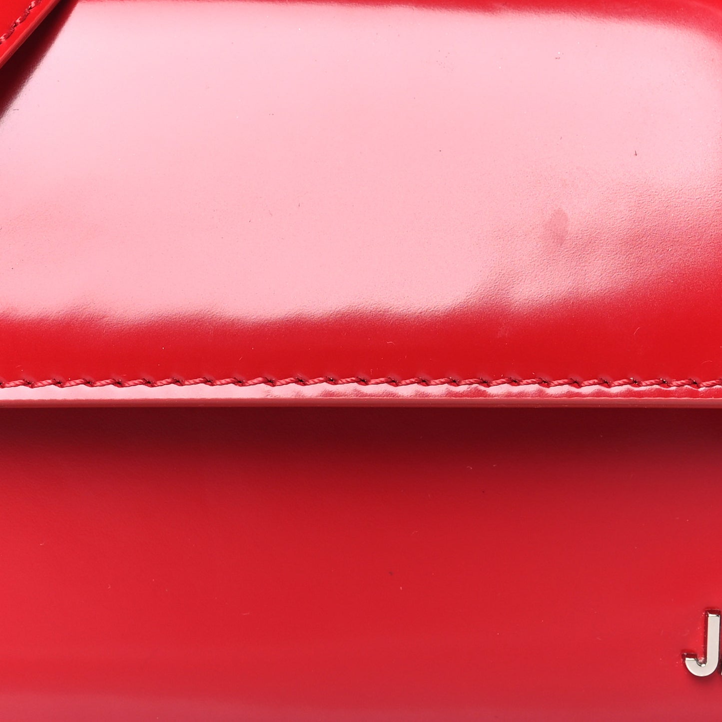 Patent Calfskin Le Chiquito Boucle Long Red