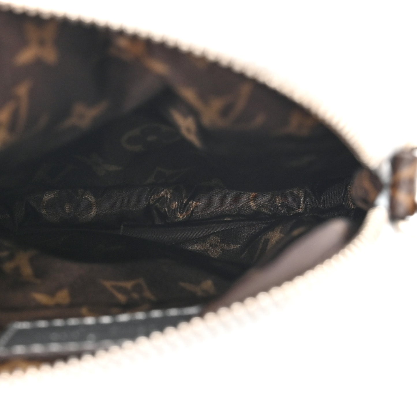 Econyl Monogram Pillow Phone Pouch Silver