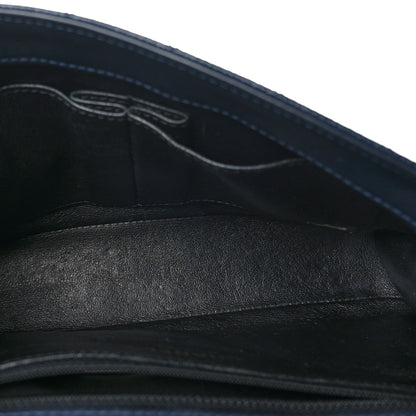Chanel Caviar Quilted Medium CC Filigree Flap Navy Black 6 of 9