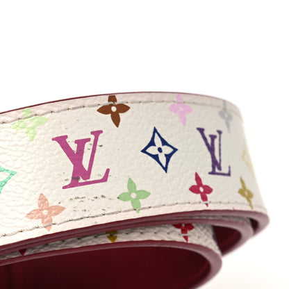 Louis Vuitton Monogram Multicolor LV Cut Reversible Belt 80 32 White 7 of 7