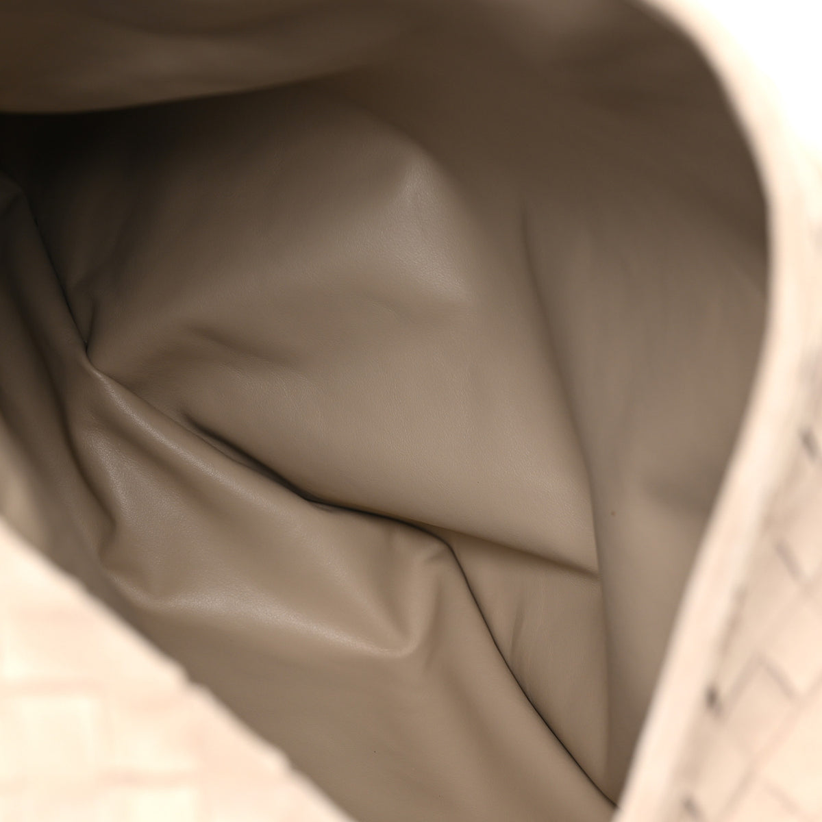 Bottega Veneta Suede Intrecciato Large Hop Ecru 5 of 10