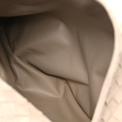 Bottega Veneta Suede Intrecciato Large Hop Ecru 5 of 10