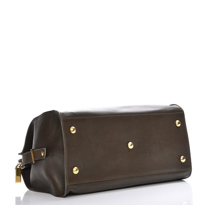 Saint Laurent Calfskin Medium Classic Y Cabas Earth 4 of 13