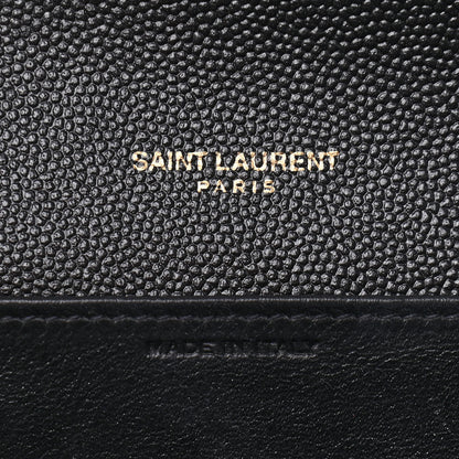 Saint Laurent Grain De Poudre Uptown Chain Wallet Black 5 of 7
