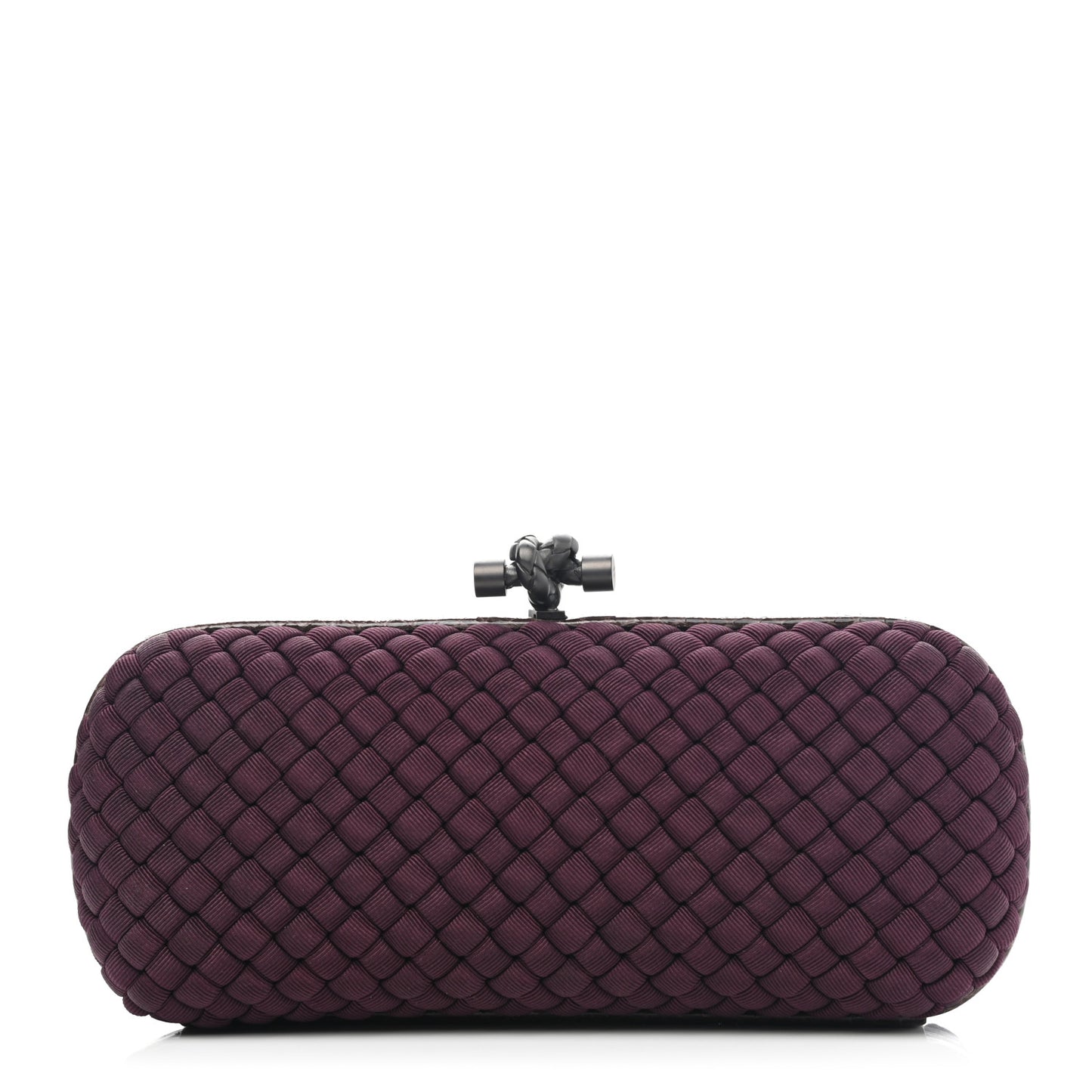 Intreccio Impero Ayers Stretch Knot Clutch Burgundy