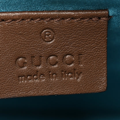 Gucci Velvet Moon Calfskin Crystal GG Monogram Small Dionysus Shoulder Bag Brown Vintage Cocoa Black Diamond 6 of 11