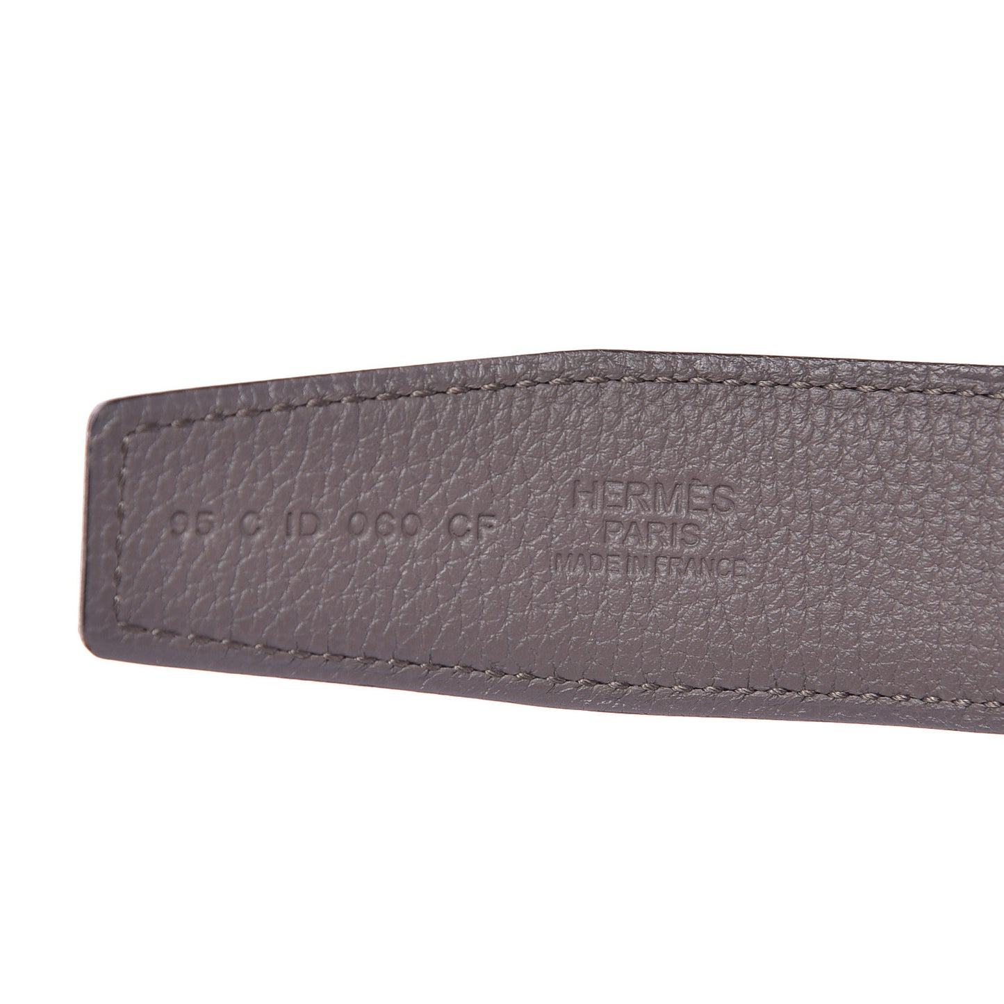 Box Togo Strie 32mm H Belt 95 Black Etain