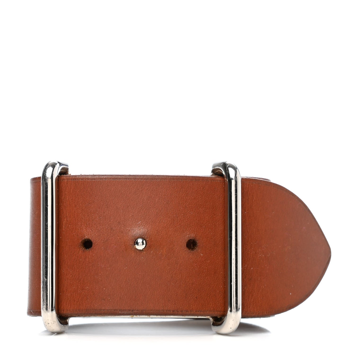 Hermes Barenia Cuff Bracelet PM Fauve 1 of 4