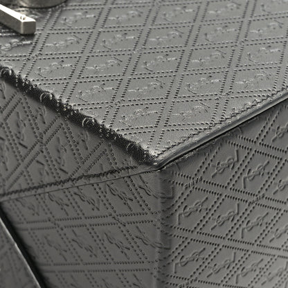 Saint Laurent Calfskin Monogram Take Away Box Black 8 of 10