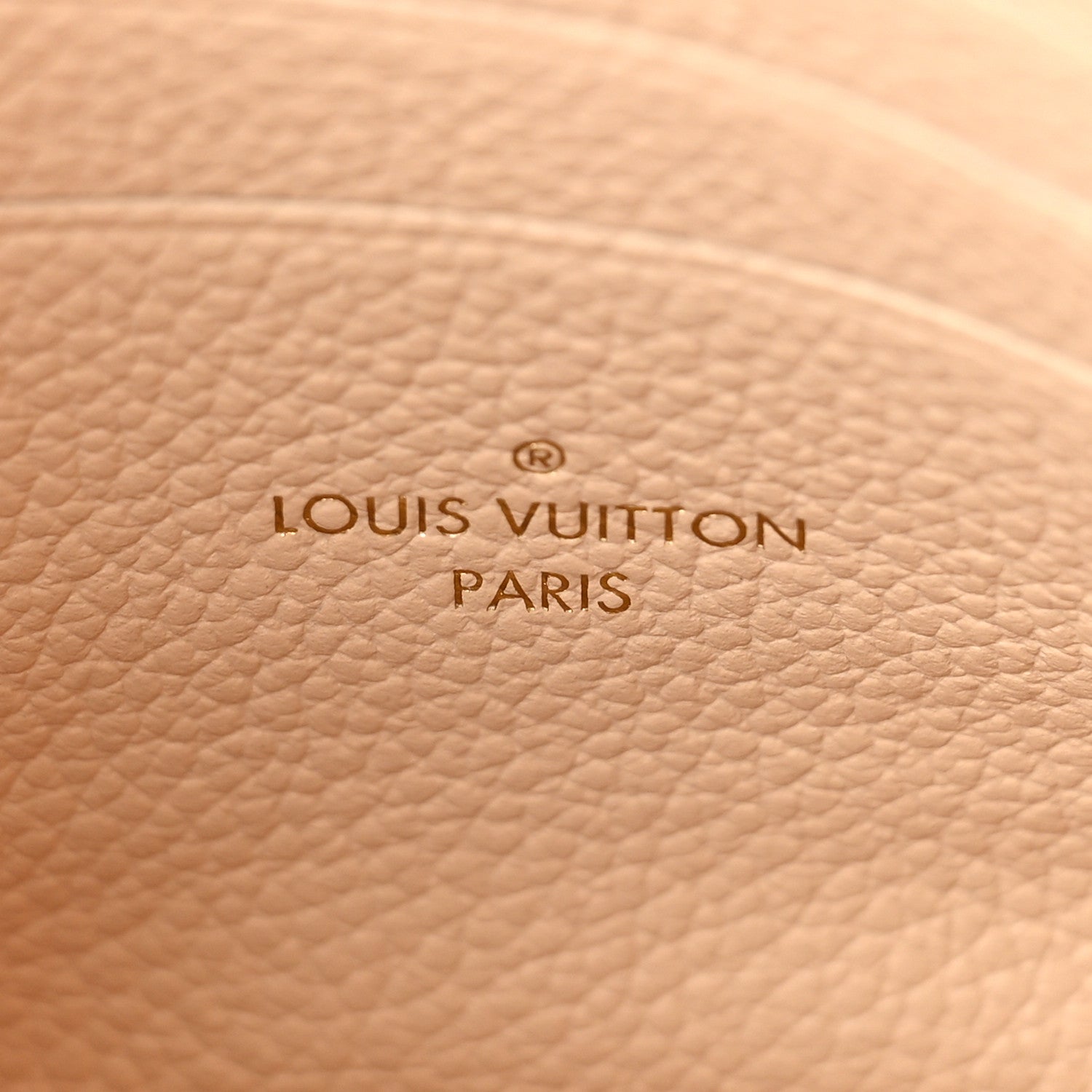 Louis Vuitton Empreinte Double Zip Pochette Beige Rose Creme 8 of 10
