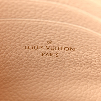 Louis Vuitton Empreinte Double Zip Pochette Beige Rose Creme 8 of 10