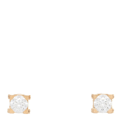 Cartier 18K Yellow Gold Diamond .48ctw C De Cartier Earrings 1 of 5