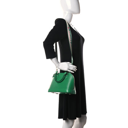 Louis Vuitton Epi Jacquard Alma BB Serpentine 2 of 9