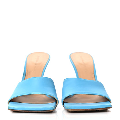 Bottega Veneta Lambskin Stretch Mule Sandals 39 Sky Blue 2 of 9