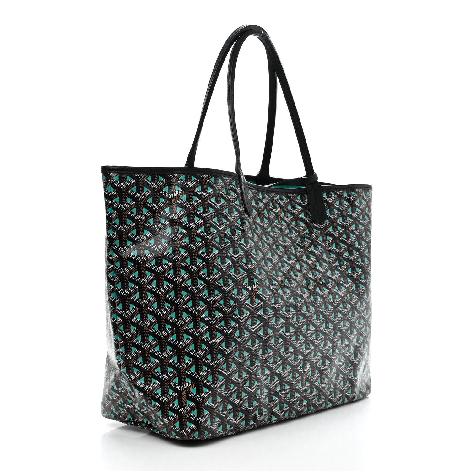 Goyard Goyardine Saint Louis Claire Voie PM Black Blue 4 of 15