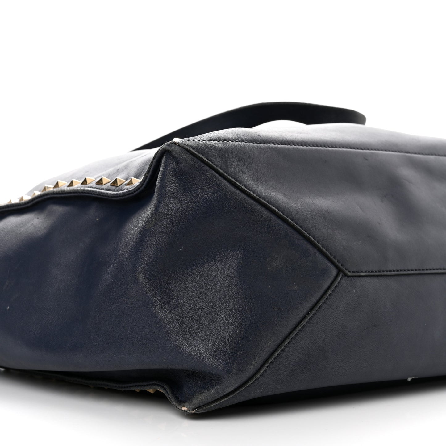 Nappa Medium Rockstud Soft Tote Marine