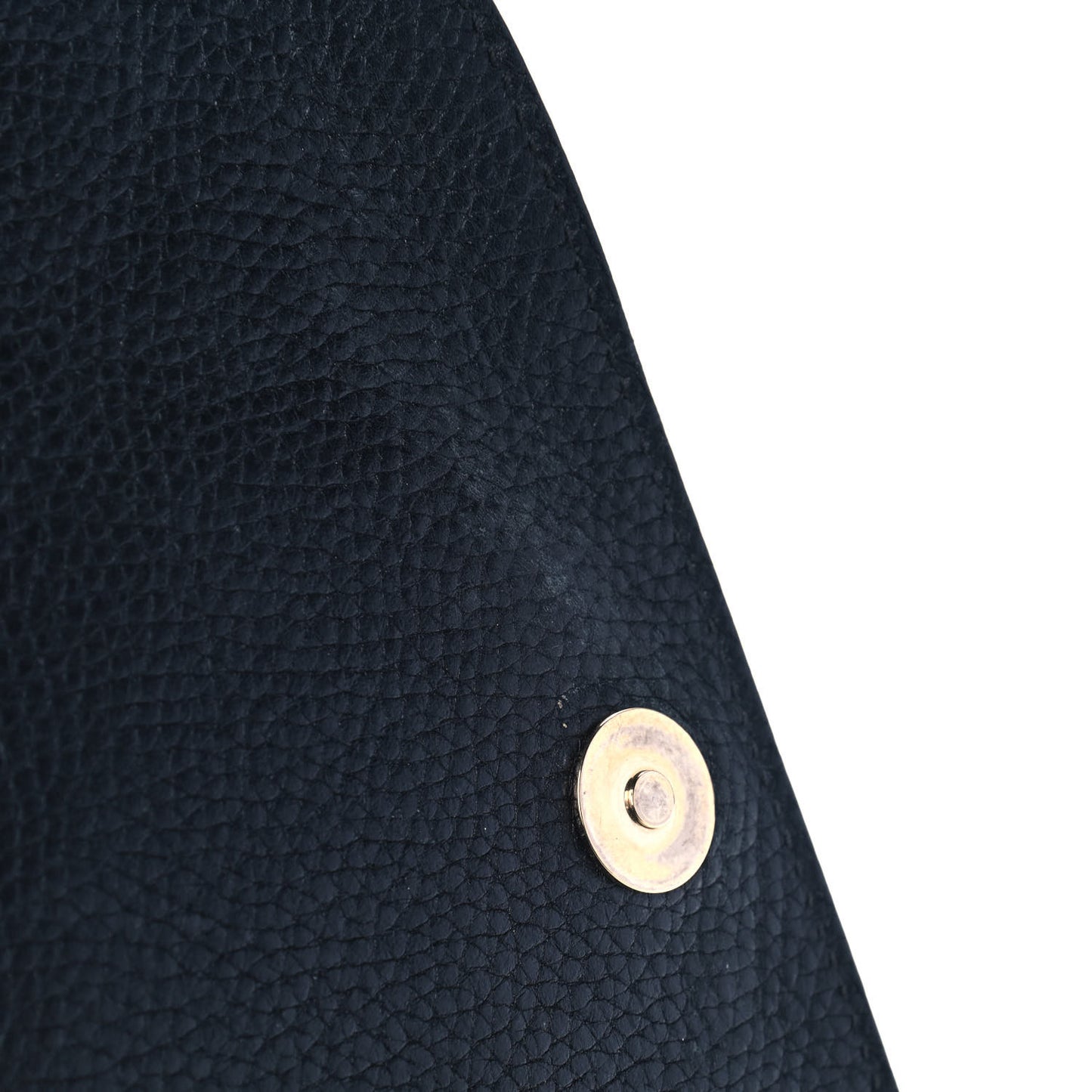 Pebbled Calfskin Medium Soho Flap Crossbody Black