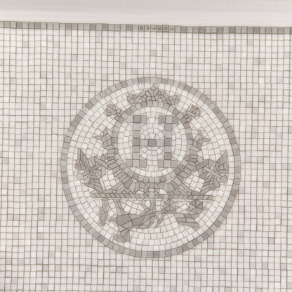 Hermes Porcelain Mosaique Au 24 Sushi Plate Platine 4 of 7