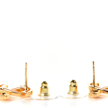 Chanel Metal Obazine CC Earrings Gold 3 of 4