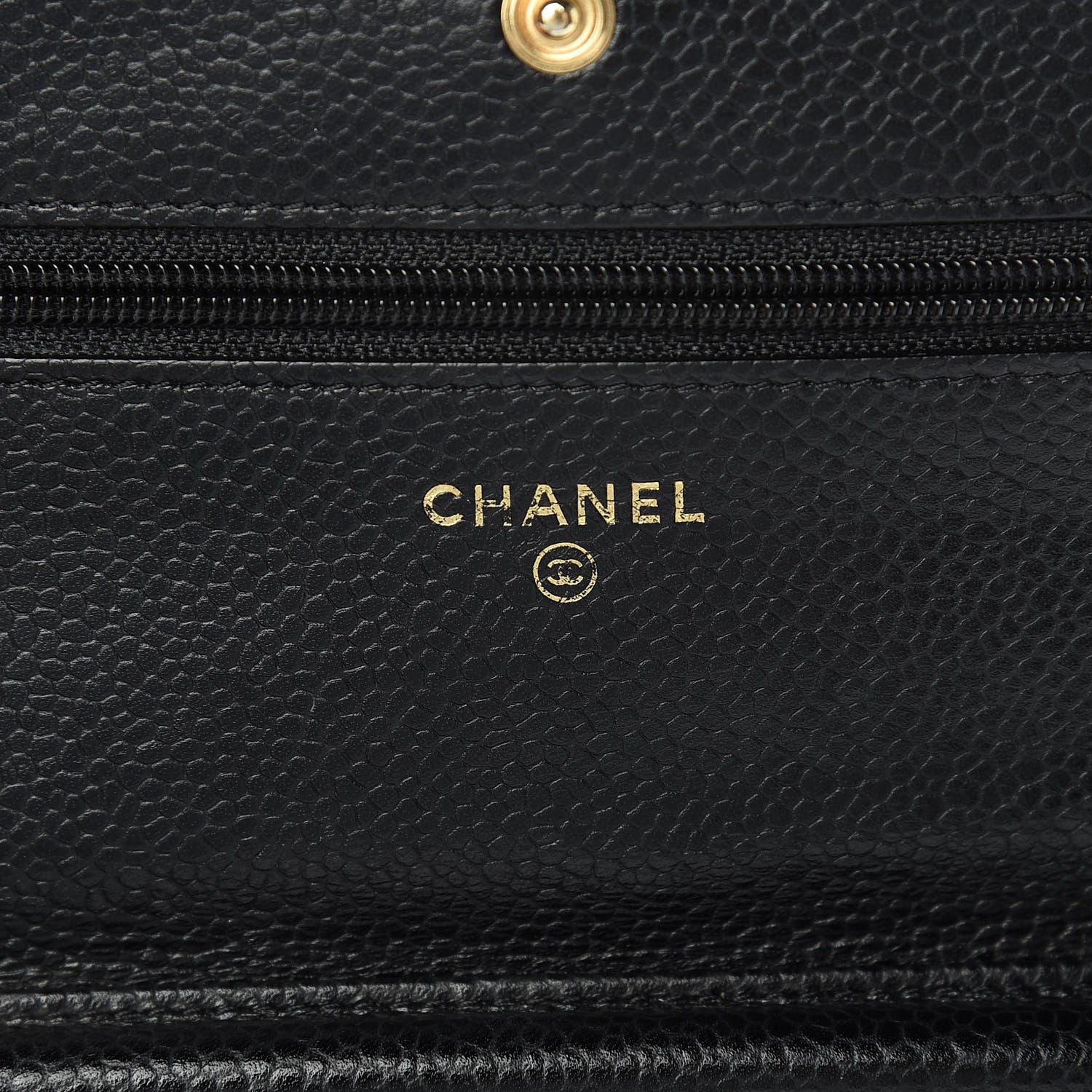 Chanel Caviar Quilted Wallet On Chain WOC Black 6 of 12