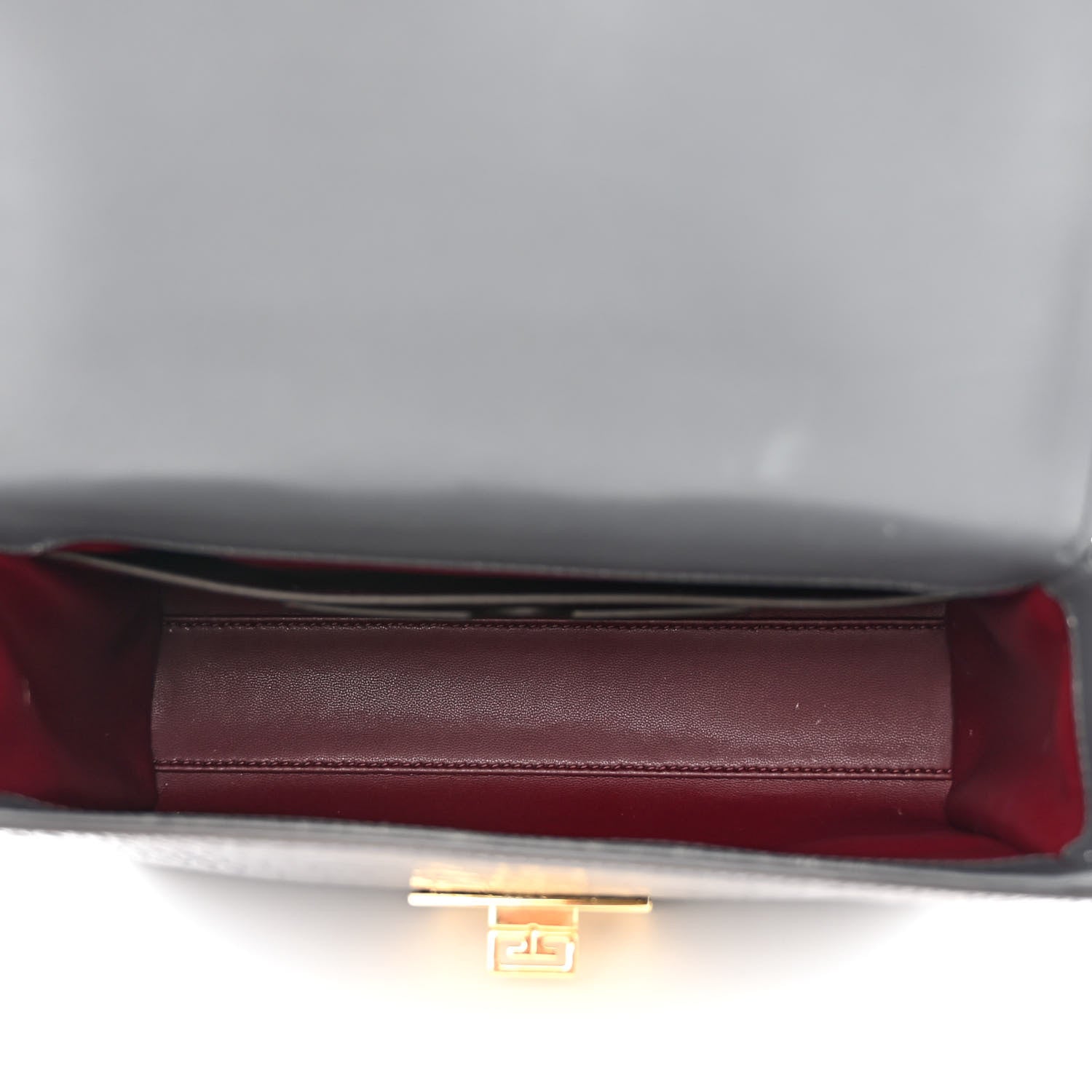 Givenchy Calfskin Crocodile Embossed Medium Eden Storm Grey 6 of 15