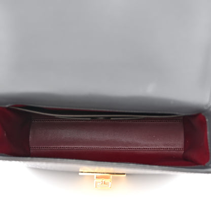 Givenchy Calfskin Crocodile Embossed Medium Eden Storm Grey 6 of 15