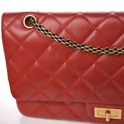 Chanel Aged Calfskin Quilted 2.55 Reissue 227 Flap Red 20 of 20