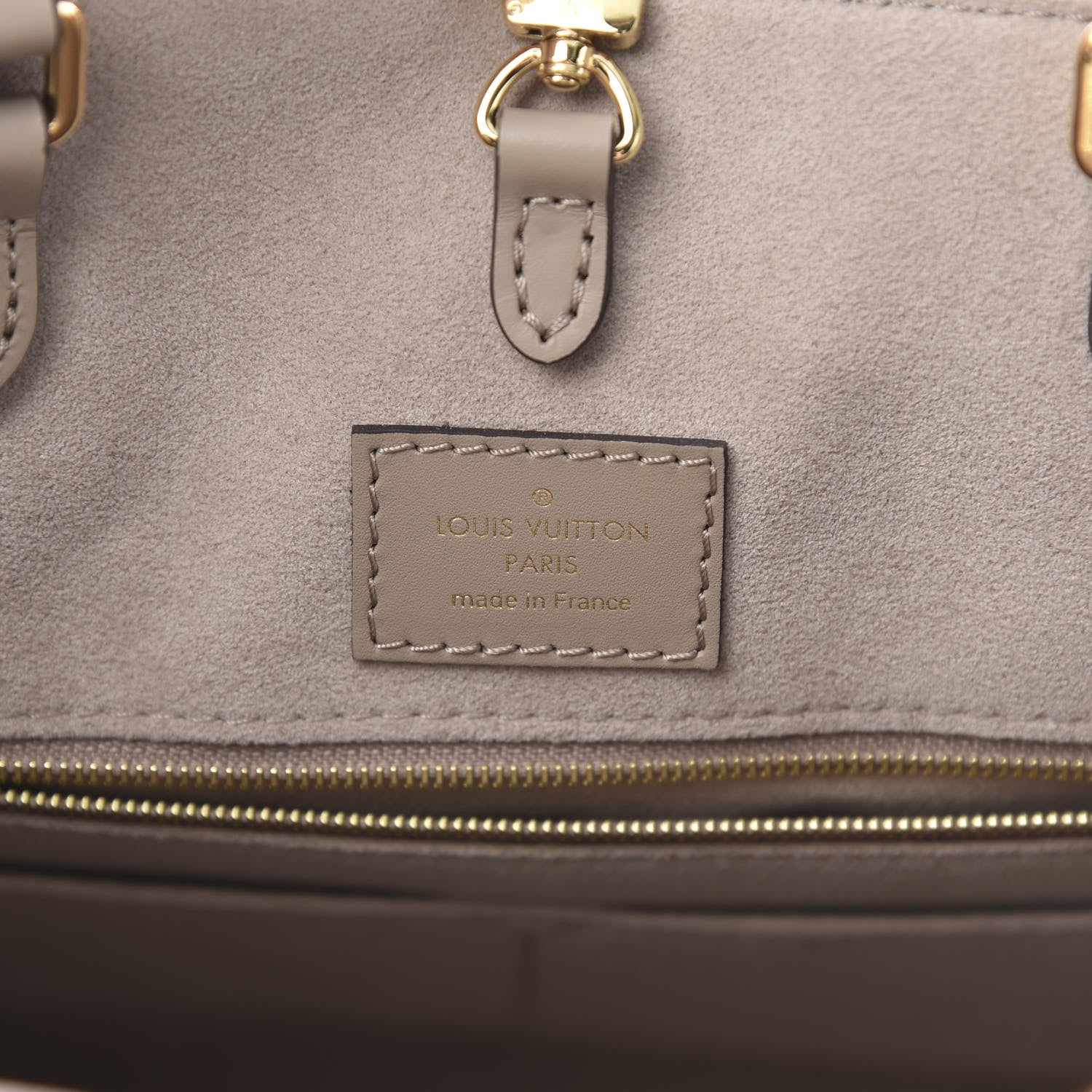 Louis Vuitton Empreinte Monogram Giant Onthego MM Tourterelle Creme 6 of 11
