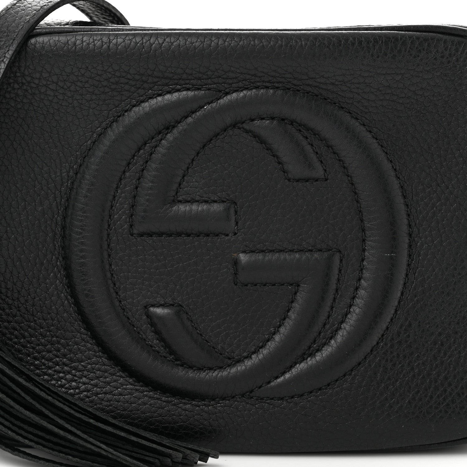 Gucci Pebbled Calfskin Small Soho Disco Bag Black 8 of 11