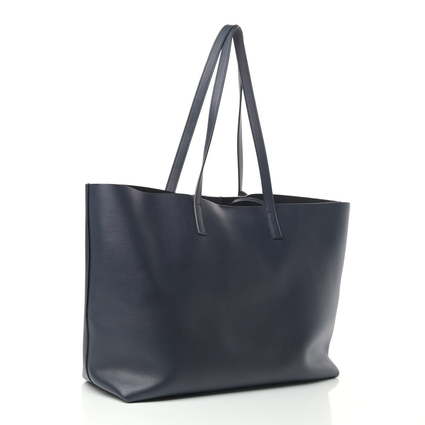 Calfskin Shopping Tote Navy