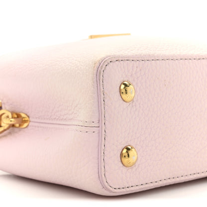 Louis Vuitton Taurillon LV Ski Capucines Mini Pearly Lilac 10 of 14