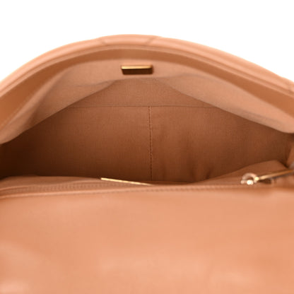 Chanel Lambskin Quilted Medium Chanel 19 Flap Brown 5 of 10