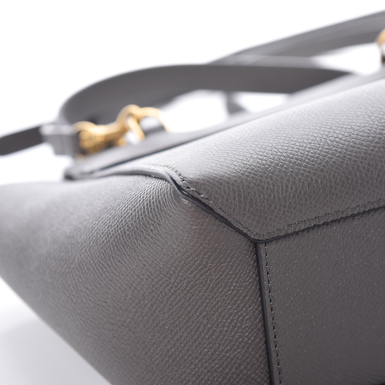 Celine Grained Calfskin Nano Belt Bag Grey 14 of 15
