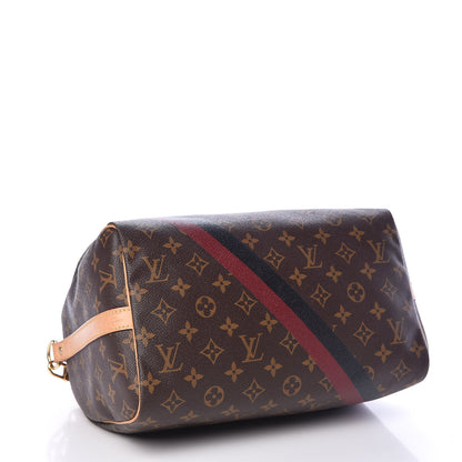 Louis Vuitton Monogram My LV Heritage Speedy Bandouliere 30 Bordeaux Black 4 of 13