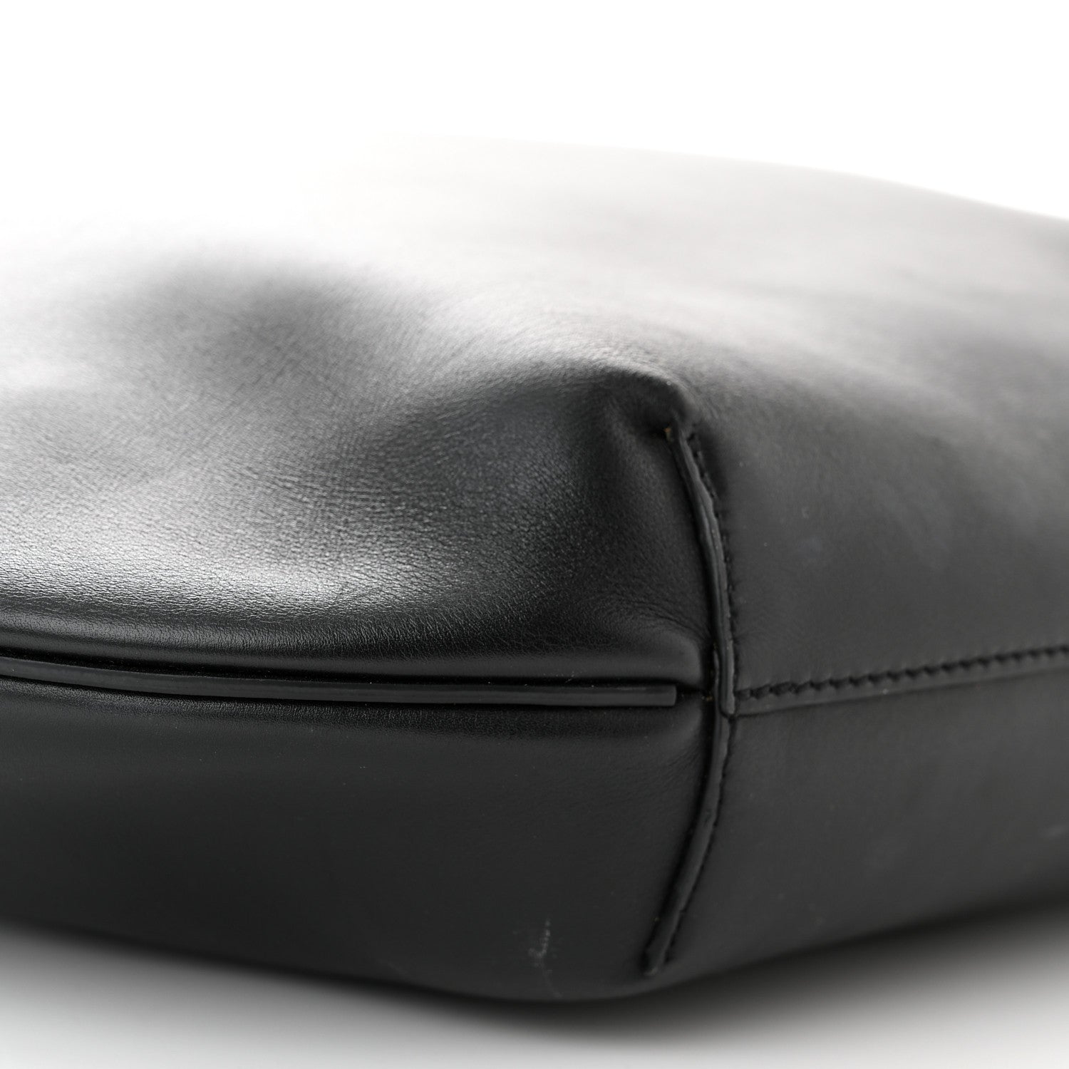 Loewe Shiny Nappa Calfskin Paseo Shoulder Bag Black 8 of 11
