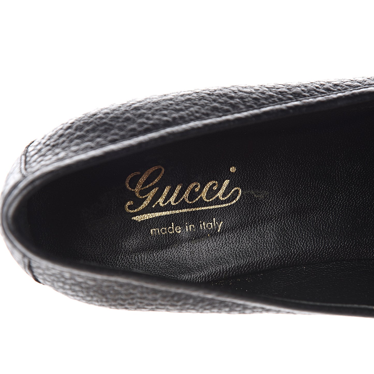 Calfskin Bamboo Flats 8 Black