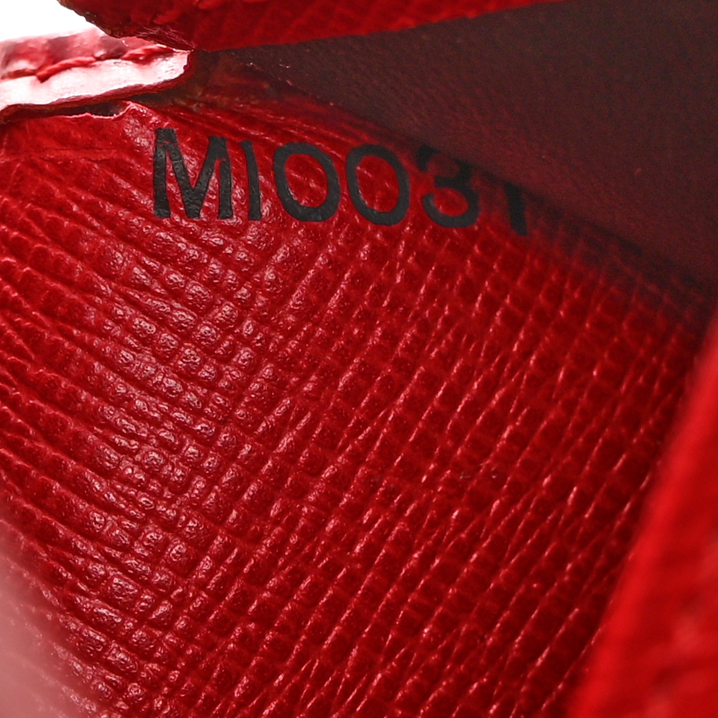 Epi French Purse Wallet Castillan Red