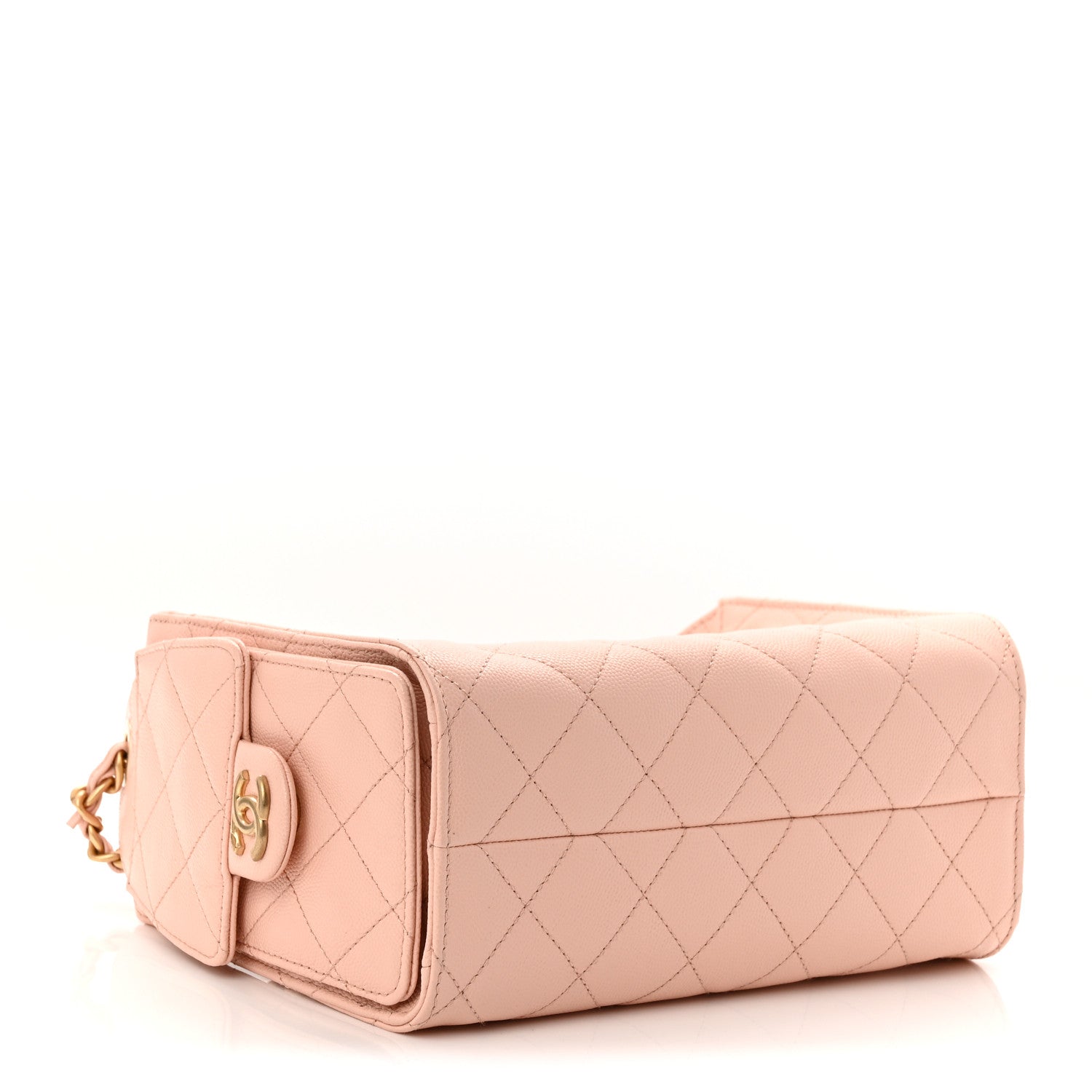 Chanel Caviar Quilted Mini Chanel 25 Handbag Light Pink 4 of 10