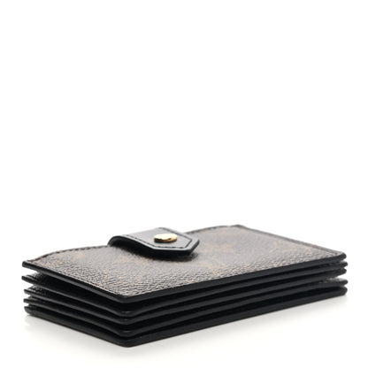 Louis Vuitton Monogram Gusset Card Holder Black 4 of 6