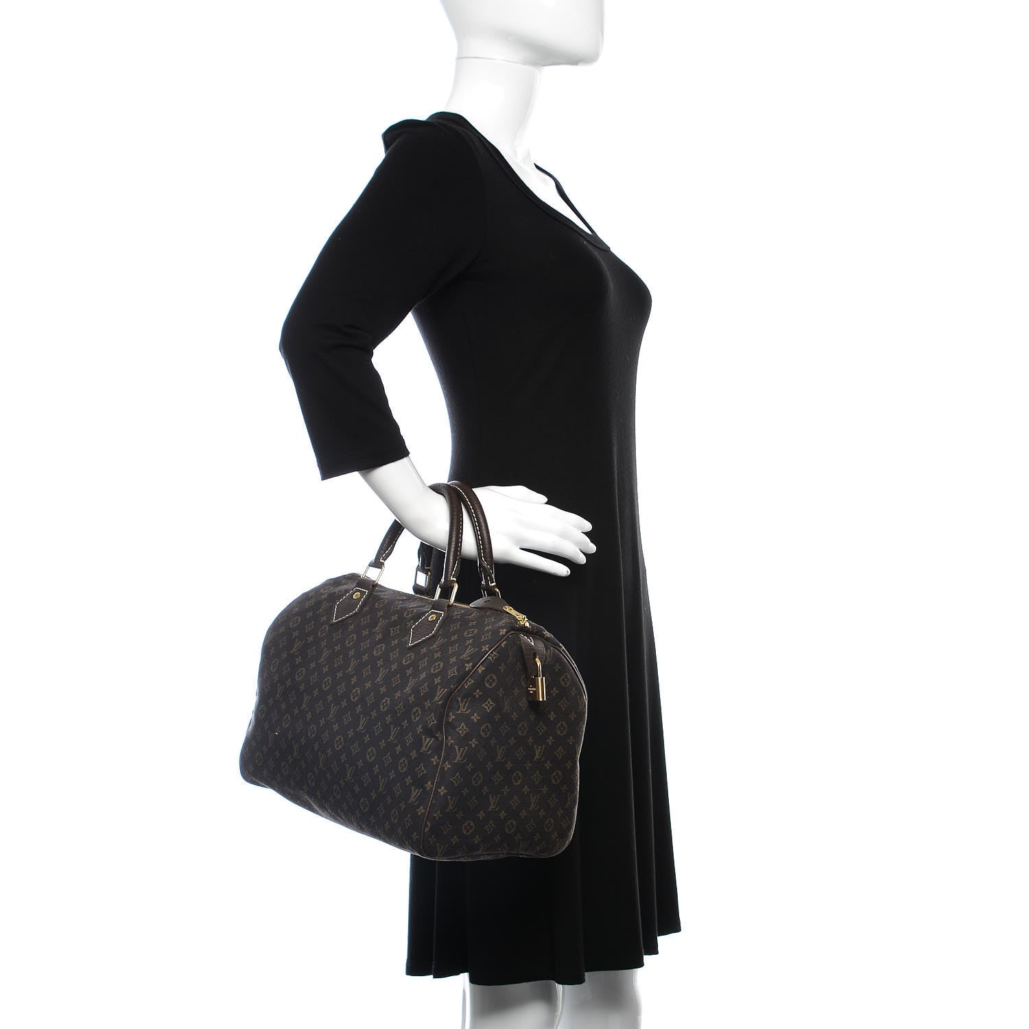 Louis Vuitton Mini Lin Speedy 30 Ebene 2 of 8