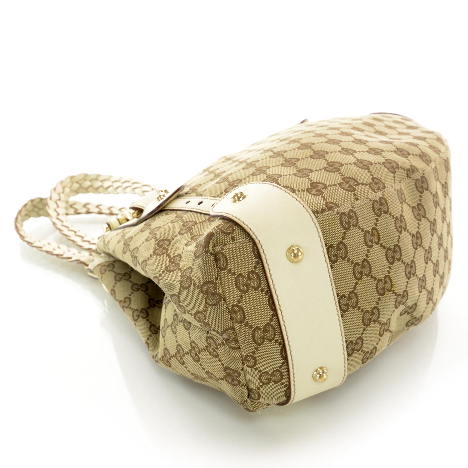 Gucci Monogram Pelham Tote Ivory 4 of 9