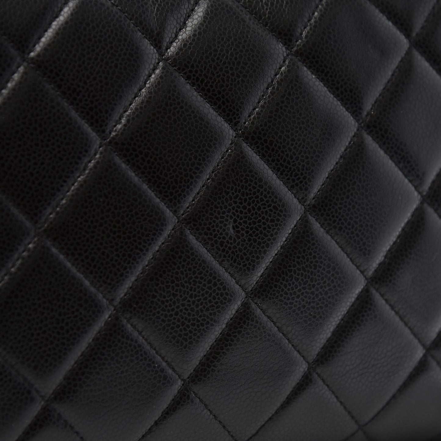 Caviar Quilted Timeless CC Soft Tote Black