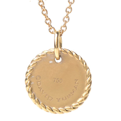 David Yurman 18K Yellow Gold Pink Yellow Blue Sapphire Tsavorite Collectibles Rainbow Pendant Necklace 6 of 7
