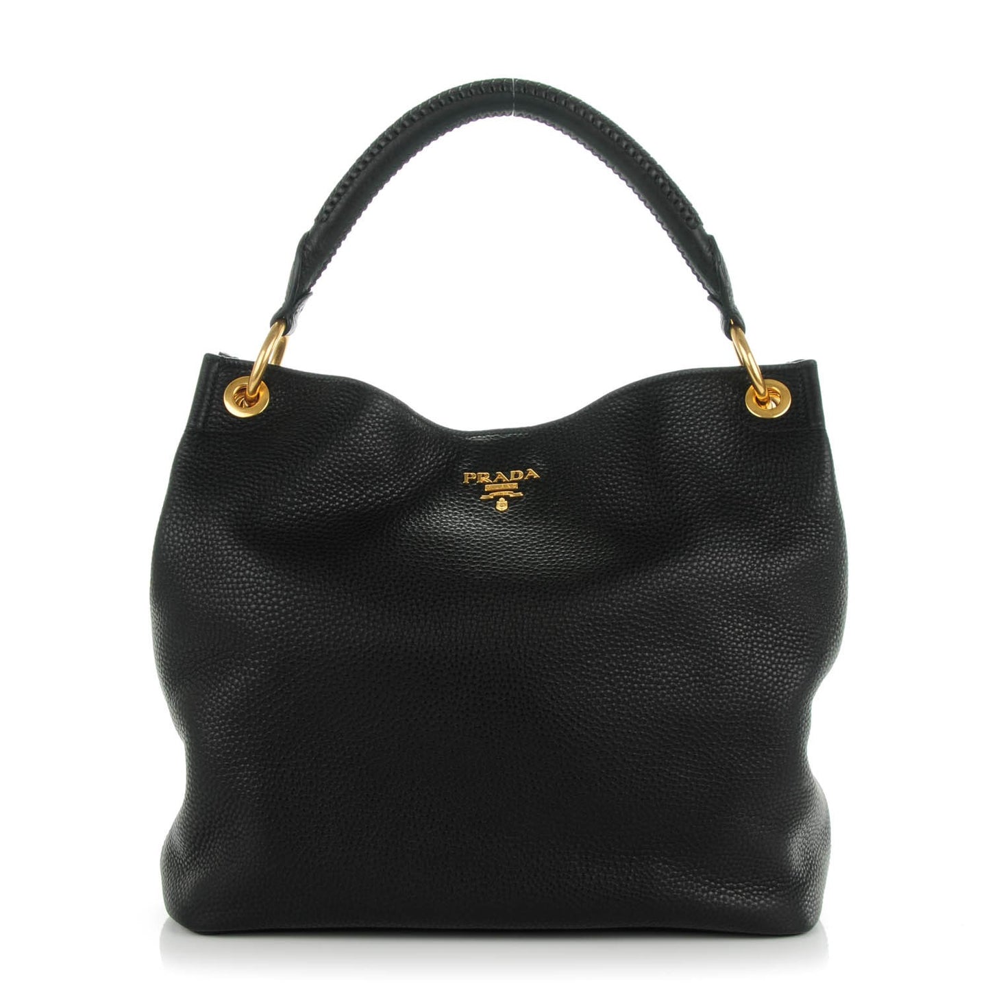 Vitello Daino Hobo Nero Black