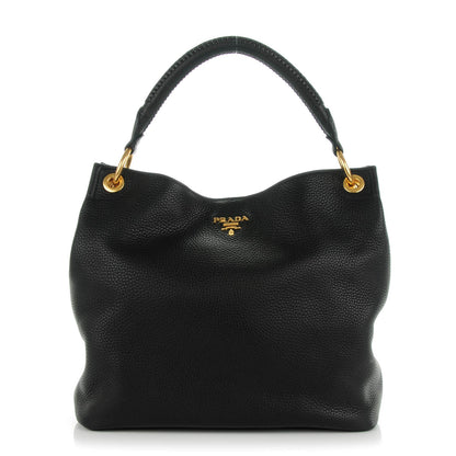 Prada Vitello Daino Hobo Nero Black 1 of 8
