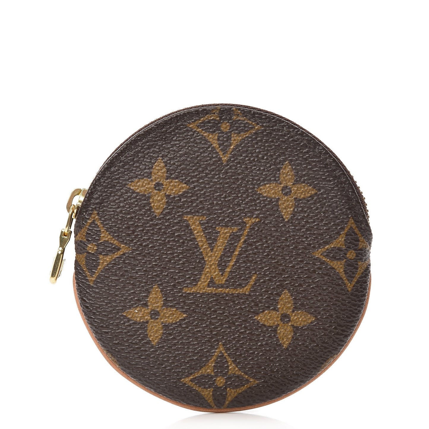 Monogram Round Coin Purse